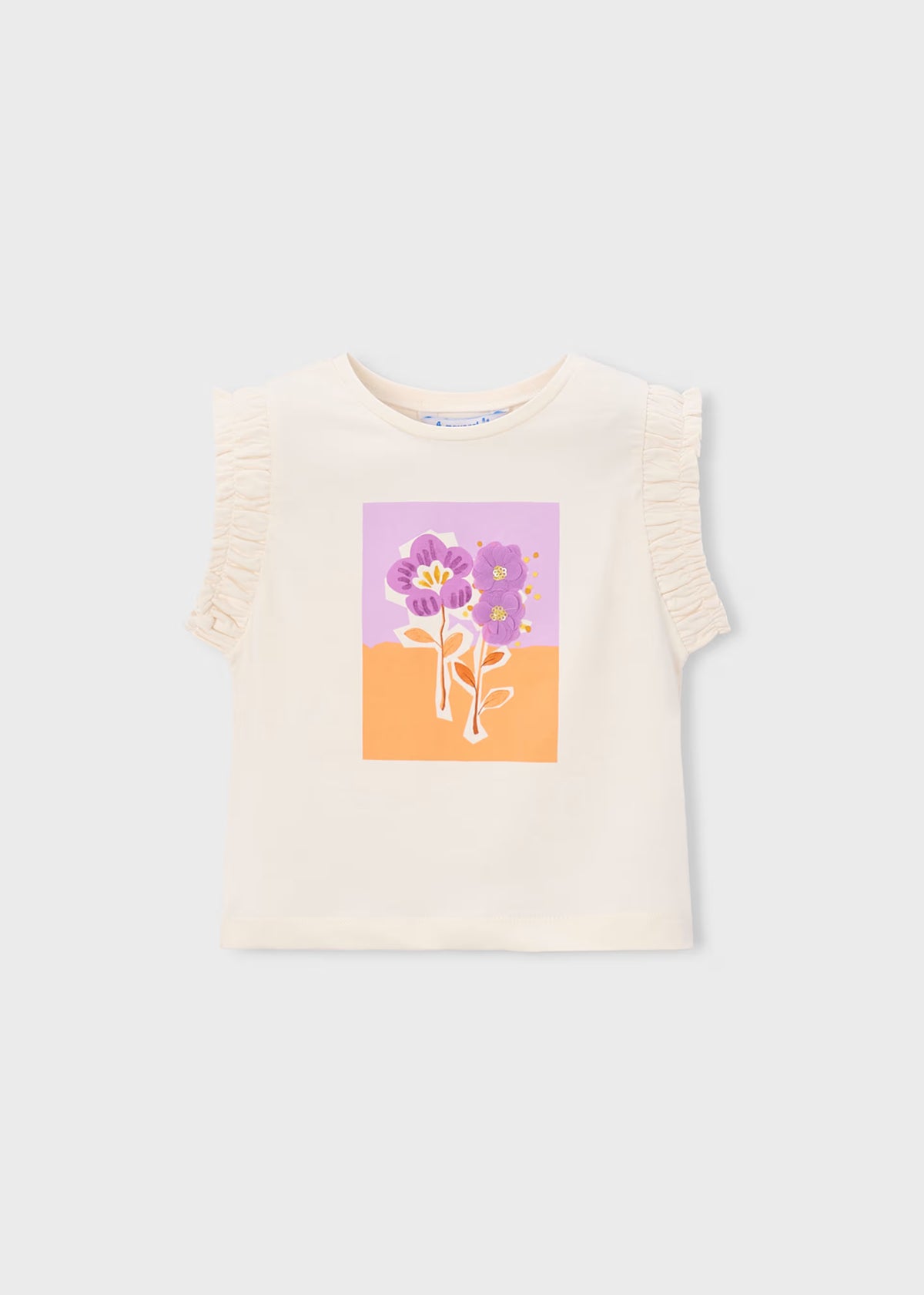 Camiseta Flores Niña