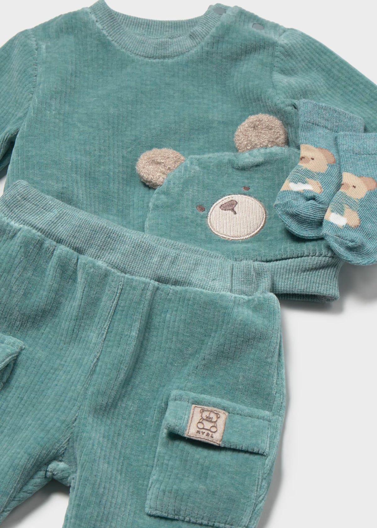 Conjunto Osito Con Calcetín