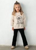 Conjunto legging y sudadera perro niña