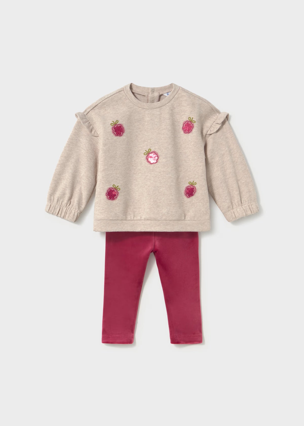 Conjunto sudadera y legging terciopelo