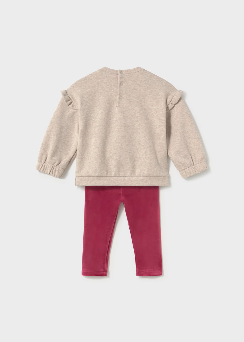Conjunto sudadera y legging terciopelo
