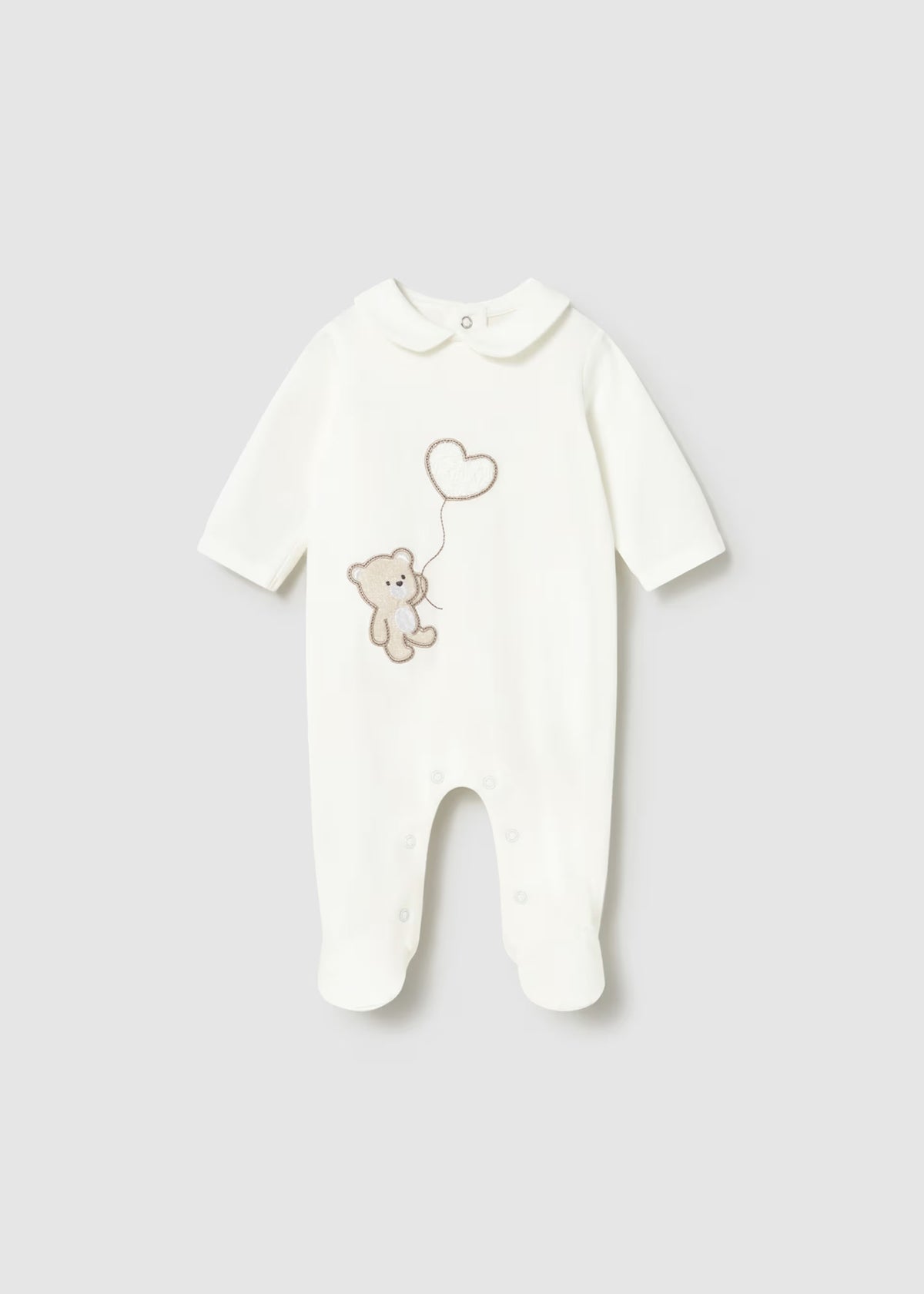 Pijama osito bordado