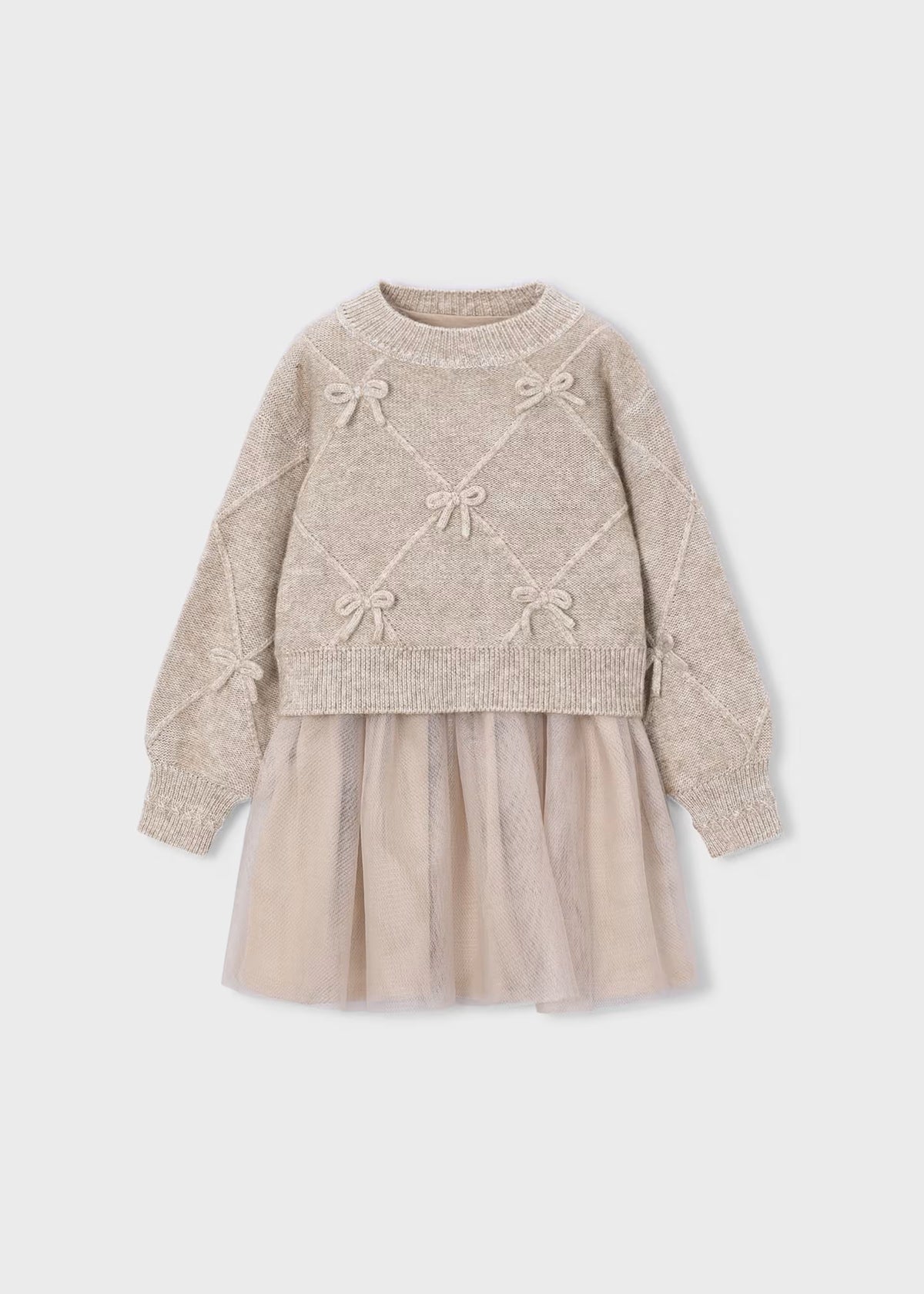 Vestido Tricot Combinado