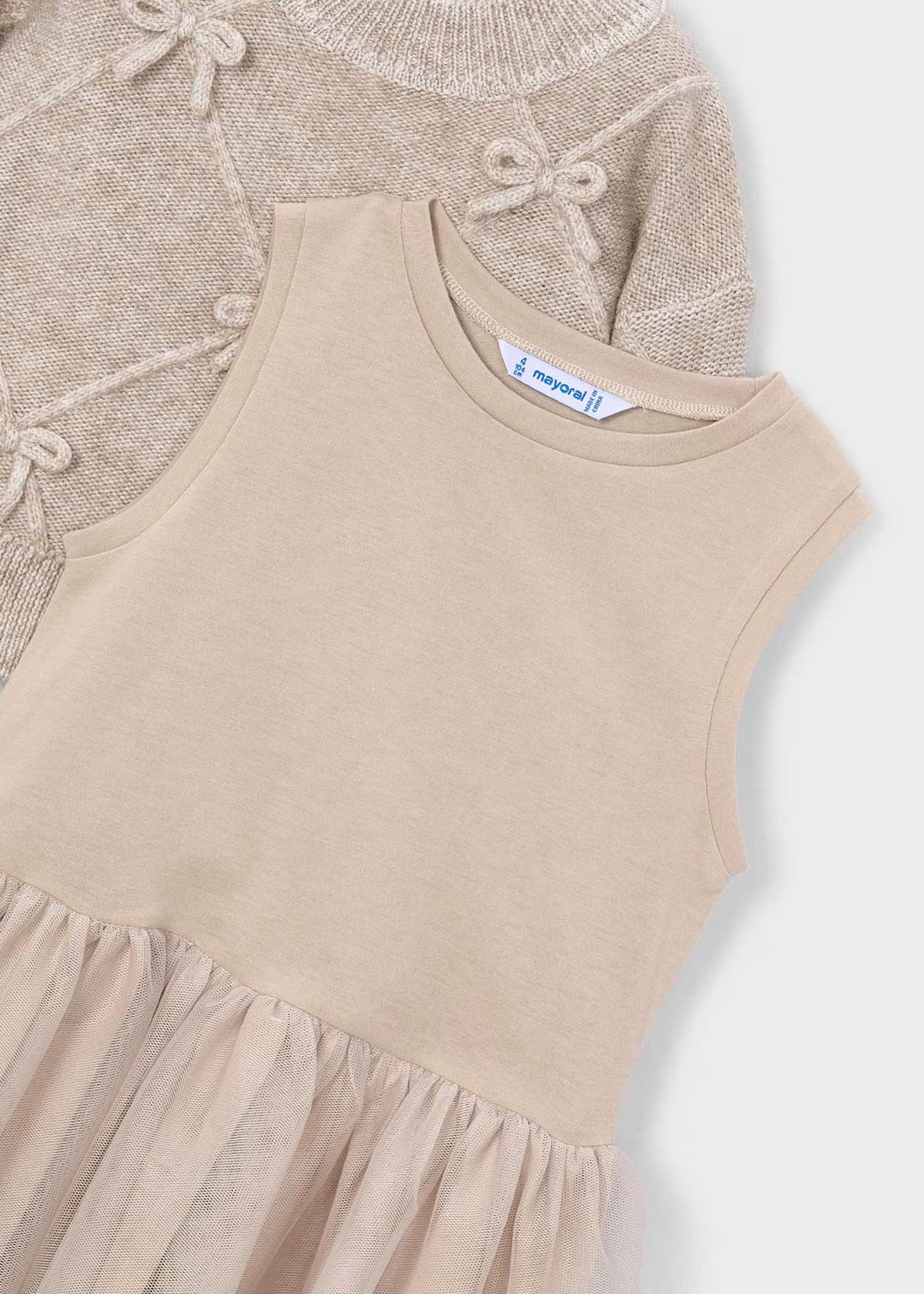 Vestido Tricot Combinado