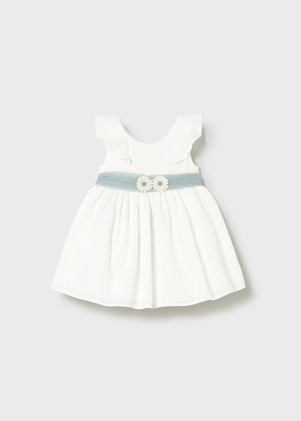 Vestido tul con fajín bebé